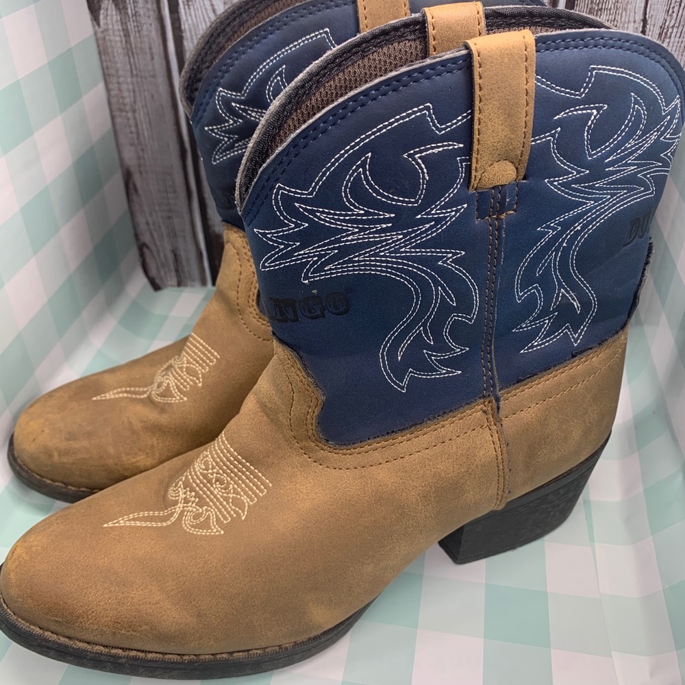 Durango Kids Boots 6” Western Prairie Blueberry